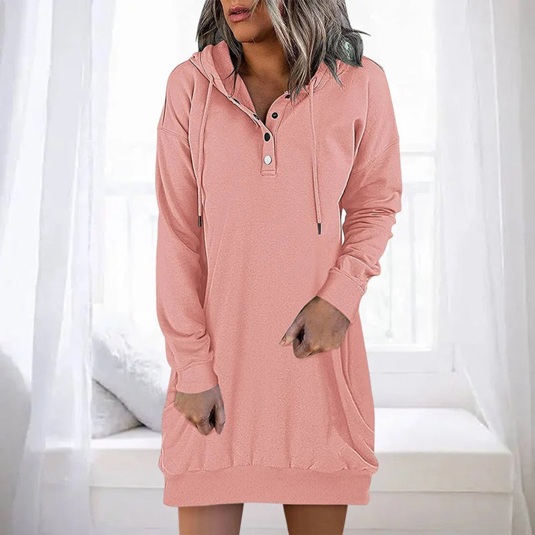 ALLEGRA - Lente/Zomer casual hoodie jurk