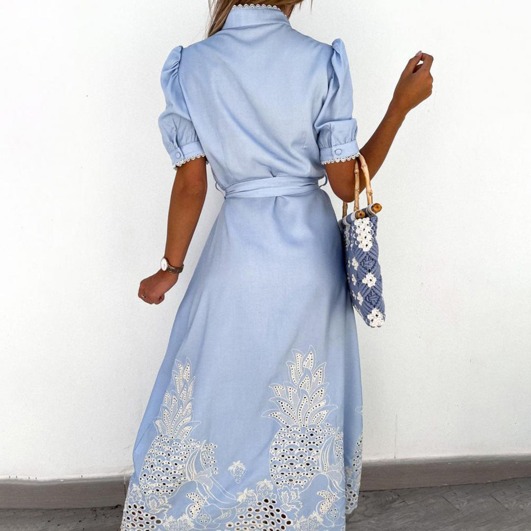 LAGERTHA - Elegante zomerse maxi jurk