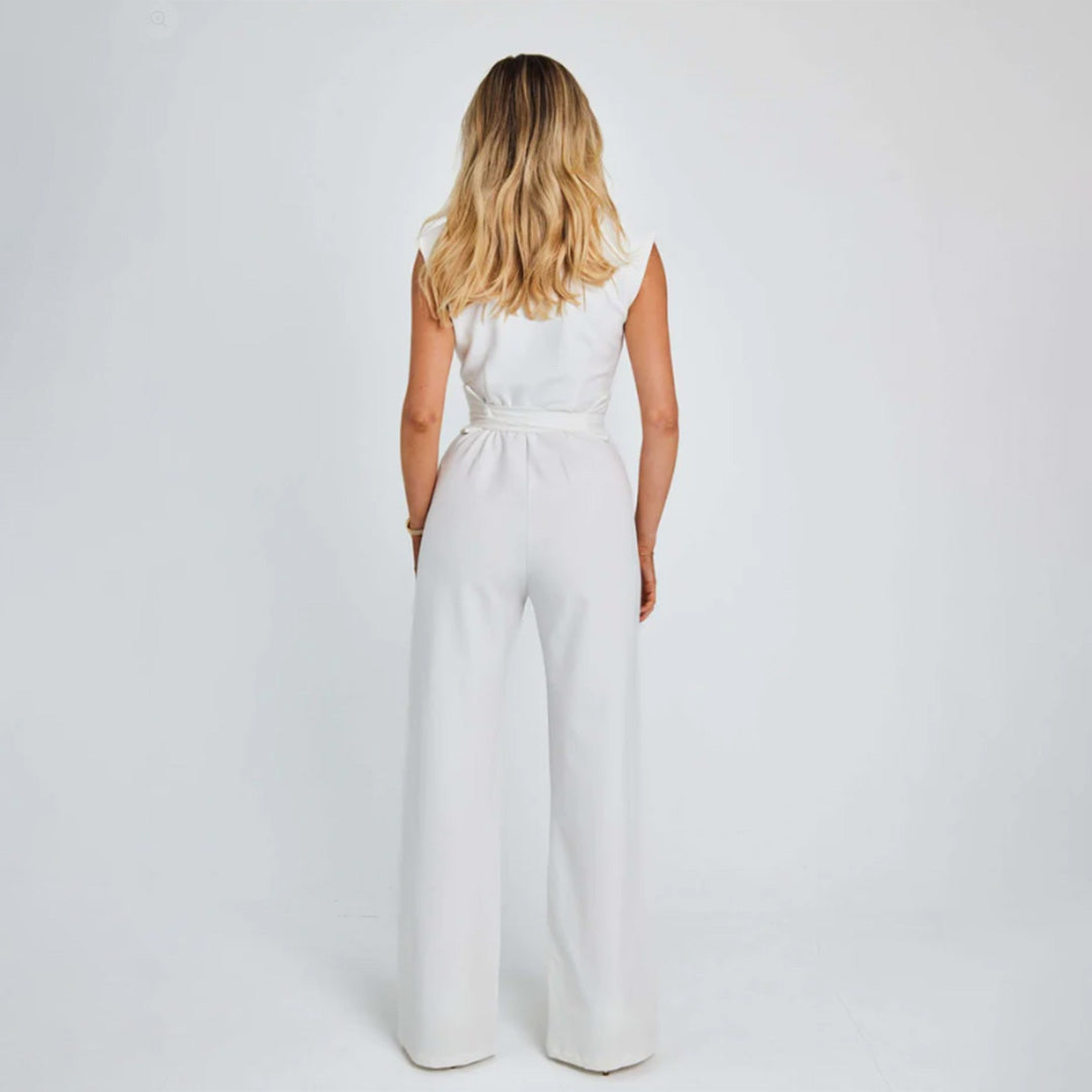 ANASTASIA - Modieuze zomerse jumpsuit met losse pijpen
