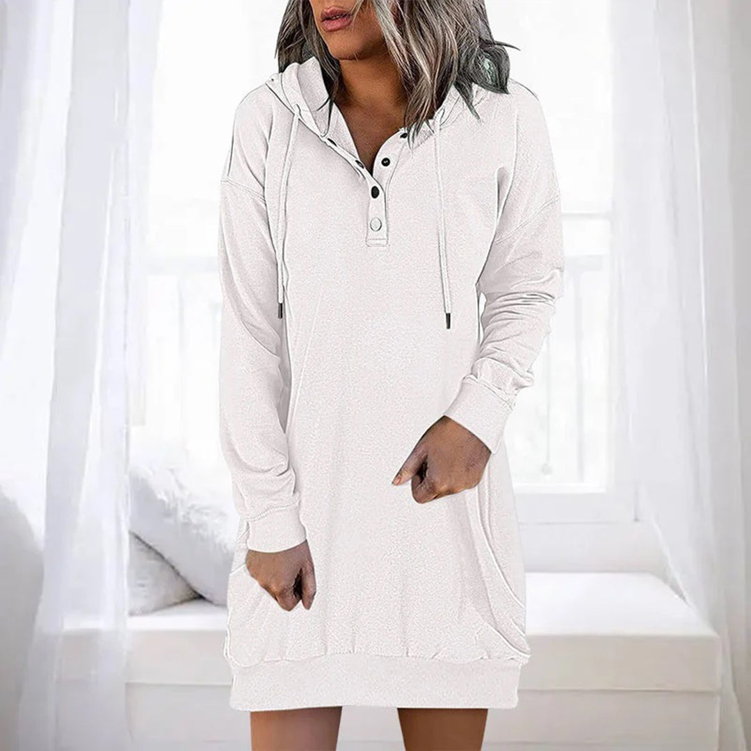ALLEGRA - Lente/Zomer casual hoodie jurk
