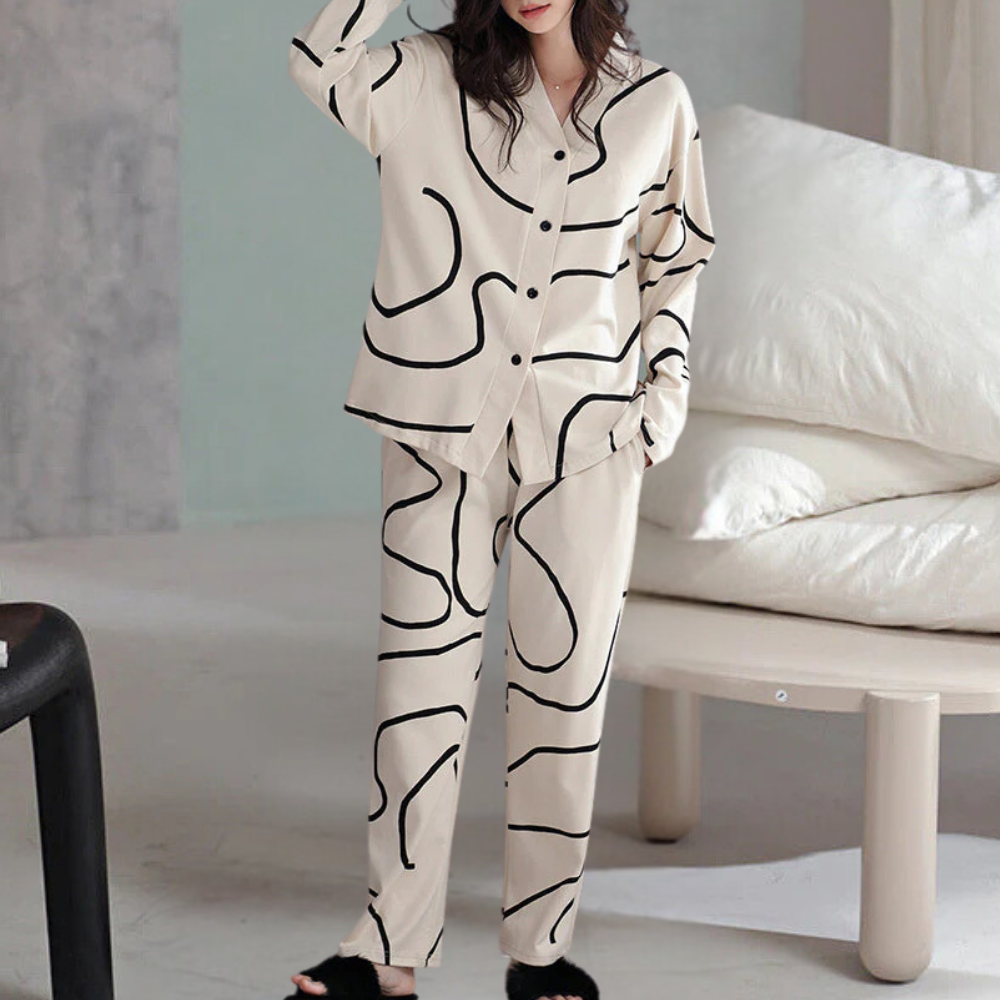 KIMBERLY - Luxe Zomerse Pyjamaset voor Dames