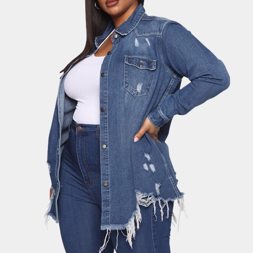 JOAN - Modieus Denim Jack voor Dames - Perfect voor de Zomer