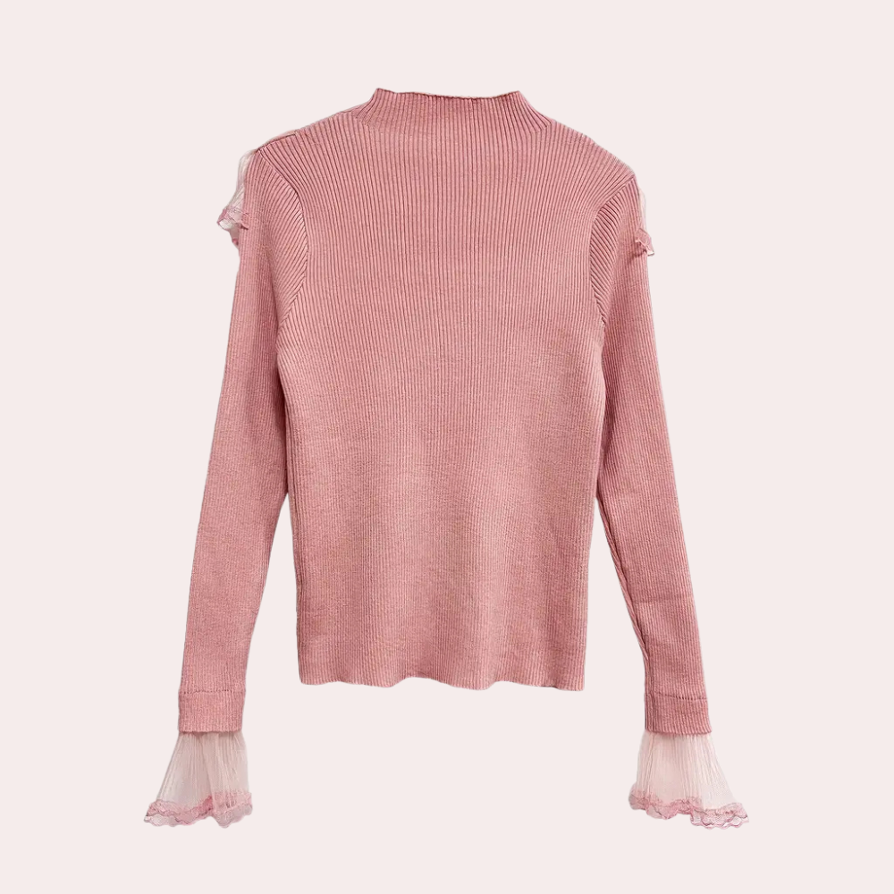 KATRESA - Elegante Luchtige Kanten Trui voor Dames - Perfect voor de Zomer