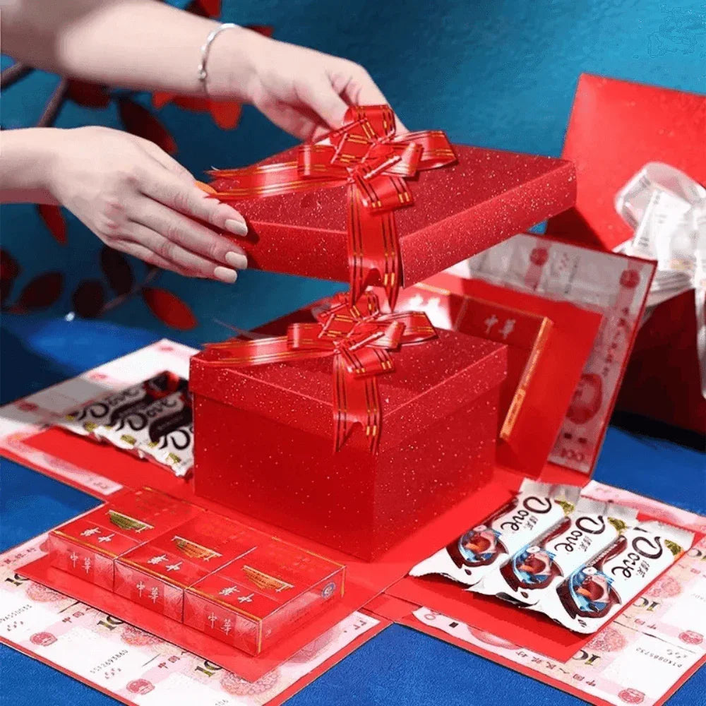 Explosie cadeaubox | Maak de mooiste verrassingsbox | 1+1 gratis
