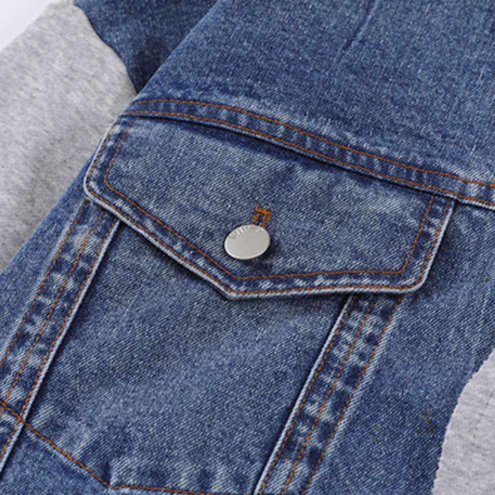 JOEL - Geraffineerde Denim Zomerse Trui voor Heren