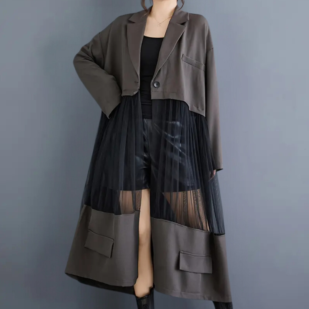 LINZEIGH - Elegante Zomer Trench Coat voor Dames