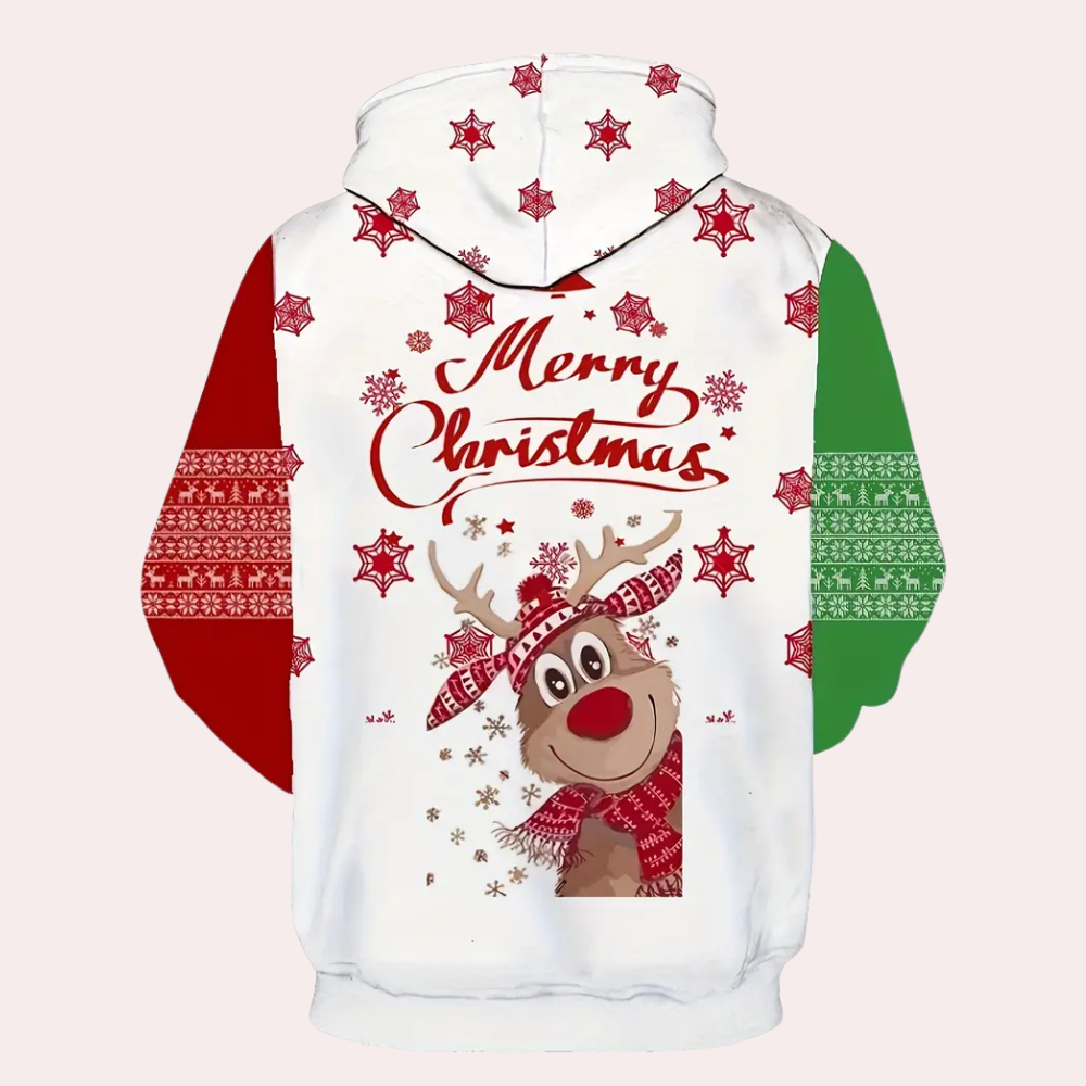 LAUREL - Modieuze Kerstmis Hoodie voor Heren