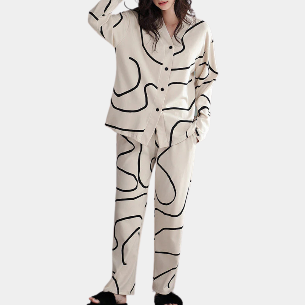 KIMBERLY - Luxe Zomerse Pyjamaset voor Dames