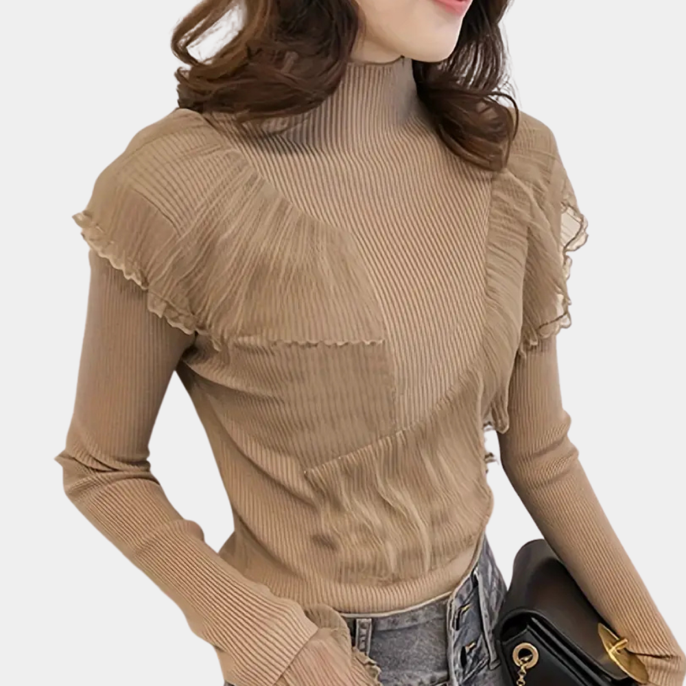 KATRESA - Elegante Luchtige Kanten Trui voor Dames - Perfect voor de Zomer